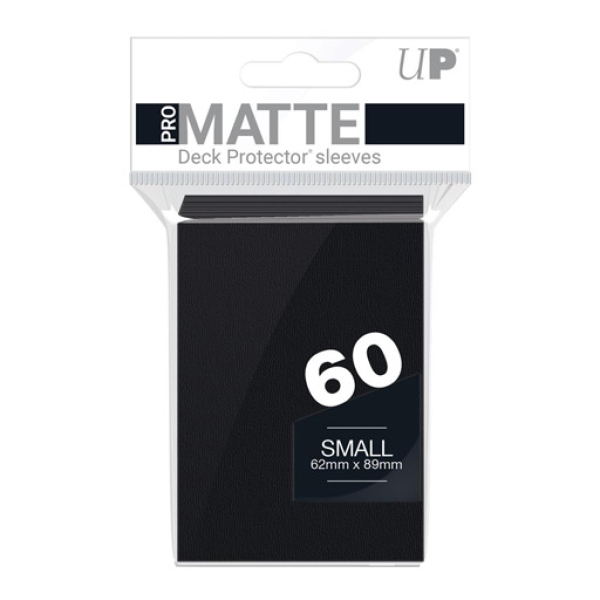 Ultra-Pro-60-Small-Matte-Deck-Protector-Sleeves-Black